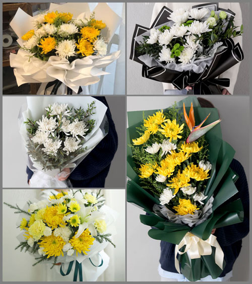 黑龙江大庆林甸县花园镇白事花束代送